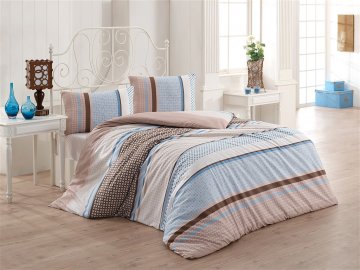 Bavlněný povlak na polštář Penelopa béžovomodrá Skladem 9ks 40x40cm, Výběr rozměru: 40x40 Bavlněný povlak na polštář Penelopa béžovomodrá Skladem 9ks 40x40cm, Výběr rozměru: 40x40