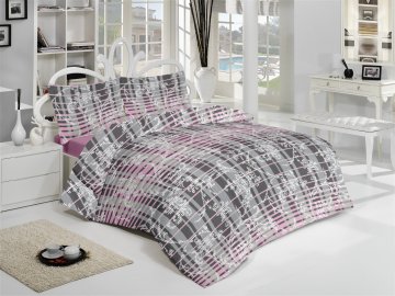 Povlečení krep 140x200, 70x90cm Azur pink, Výběr zapínání: - nitěný knoflík Povlečení krep 140x200, 70x90cm Azur pink, Výběr zapínání: - nitěný knoflík