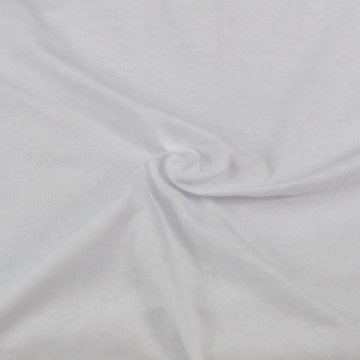 Jersey prostěradlo bílé, Výběr rozměru - 90x200cm Jersey prostěradlo bílé, Výběr rozměru - 90x200cm
