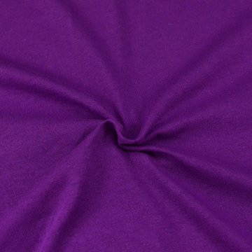 Jersey prostěradlo tmavě fialové, Výběr rozměru - 90x200cm Jersey prostěradlo tmavě fialové, Výběr rozměru - 90x200cm