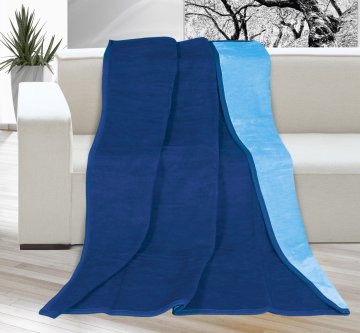 Deka Kira PLUS jednolůžko 150x200cm tm.modrá/sv.modrá Deka Kira PLUS jednolůžko 150x200cm tm.modrá/sv.modrá