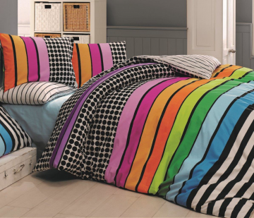 Povlečení francouzské bavlna 220x200,70x90 Stripes DUO, Výběr zapínání: zipový uzávěr Povlečení francouzské bavlna 220x200,70x90 Stripes DUO, Výběr zapínání: zipový uzávěr
