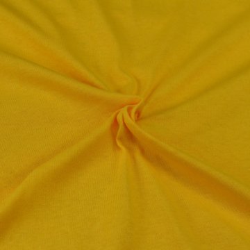 Jersey prostěradlo sytě žluté, Výběr rozměru - 90x200cm Jersey prostěradlo sytě žluté, Výběr rozměru - 90x200cm