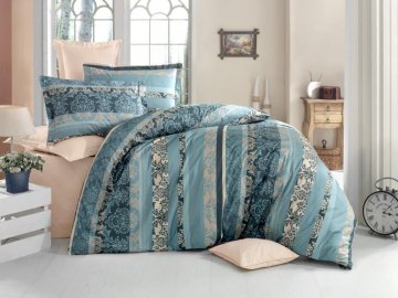 Krepový povlak na polštář Bolero blue - skladem 19ks , Výběr rozměru: - 40x40 Krepový povlak na polštář Bolero blue - skladem 19ks , Výběr rozměru: - 40x40