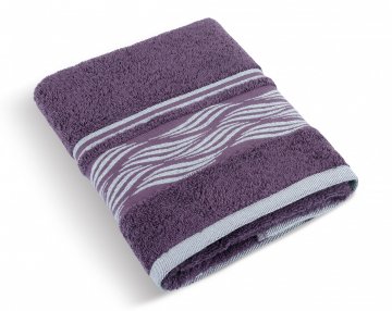 Froté ručník 50x100cm 480g vlnka burgundy Froté ručník 50x100cm 480g vlnka burgundy