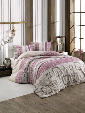 Povlečení bavlna 140x200, 70x90cm Scarlet pink, Výběr zapínání: - nitěný knoflík Povlečení bavlna 140x200, 70x90cm Scarlet pink, Výběr zapínání: - nitěný knoflík