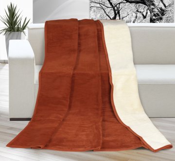 Deka Kira Plus dvojlůžko 200x230cm terra/béžová Deka Kira Plus dvojlůžko 200x230cm terra/béžová