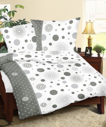 Povlaky flanel Cindy černobílá skladem 4 ks, Výběr rozměru: 45x60 Povlaky flanel Cindy černobílá skladem 4 ks, Výběr rozměru: 45x60