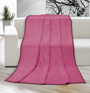 Deka micro jednolůžko 150x200cm růžová Deka micro jednolůžko 150x200cm růžová
