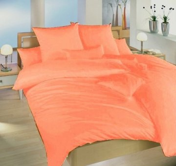 Prodloužené povlečení krep UNI 140x220, 70x90cm Oranžové, Výběr zapínání: - nitěný knoflík Prodloužené povlečení krep UNI 140x220, 70x90cm Oranžové, Výběr zapínání: - nitěný knoflík