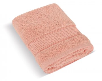 Froté ručník 50x100cm proužek 450g lososová Froté ručník 50x100cm proužek 450g lososová