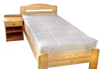 Chránič matrace prošitý s výplní dutého vlákna 200x200cm Chránič matrace prošitý s výplní dutého vlákna 200x200cm