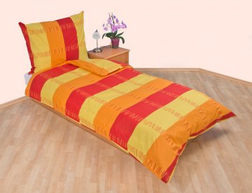 Povlečení francouzské krep 240x220, 70x90 Duha medová, Výběr zapínání: - zipový uzávěr Povlečení francouzské krep 240x220, 70x90 Duha medová, Výběr zapínání: - zipový uzávěr