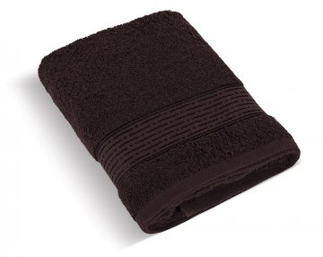 Froté ručník 50x100cm proužek 450g tmavě hnědá Froté ručník 50x100cm proužek 450g tmavě hnědá