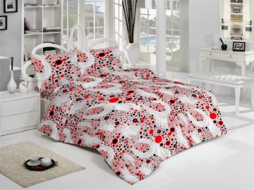 Povlečení francouzské krep 240x220, 70x90 Magic red, Výběr zapínání: - zipový uzávěr Povlečení francouzské krep 240x220, 70x90 Magic red, Výběr zapínání: - zipový uzávěr