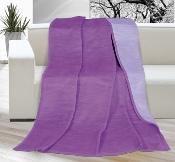 Deka Kira PLUS jednolůžko 150x200cm tm.fialová/fialová Deka Kira PLUS jednolůžko 150x200cm tm.fialová/fialová