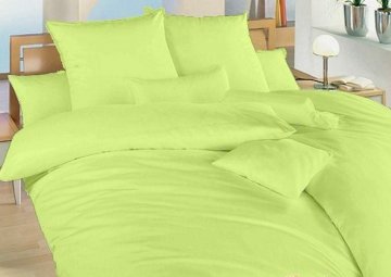 Francouzské povlečení krep UNI 200x200, 70x90cm Zelené, Výběr zapínání: - nitěný knoflík Francouzské povlečení krep UNI 200x200, 70x90cm Zelené, Výběr zapínání: - nitěný knoflík