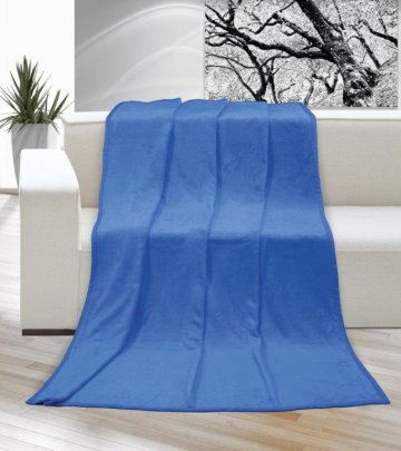 Deka micro jednolůžko 150x200cm modrá Deka micro jednolůžko 150x200cm modrá